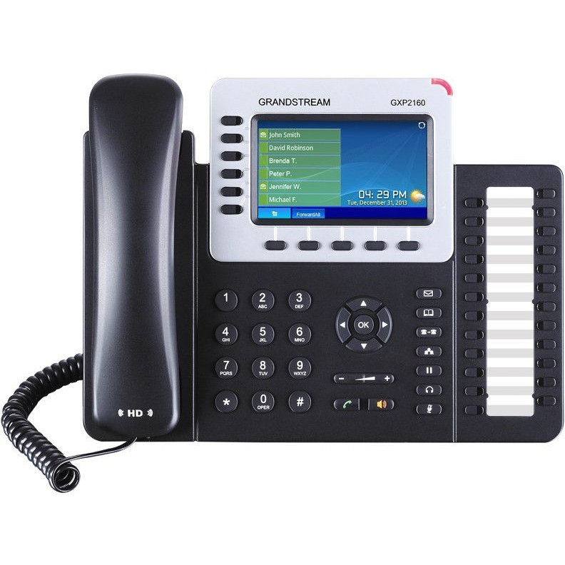 SIP-телефон Grandstream GXP2170 в разделе сетевых настроек веб-интерфейса